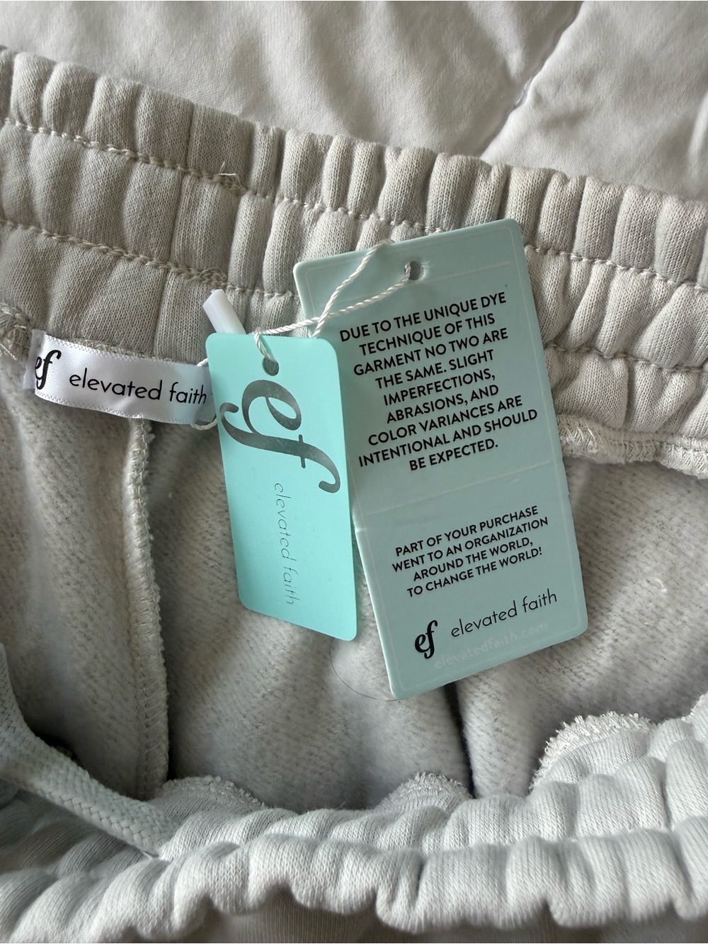NWT - Elevated Faith - Grace Upon Grace Butterfly Sweat Shorts - Size Small - Picture 3 of 5